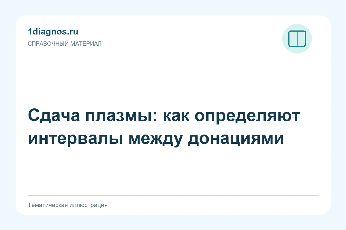 Сдача плазмы: как определяют интервалы между донациями — тематическая иллюстрация
