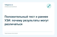 Положительный тест и раннее УЗИ: почему результаты могут различаться