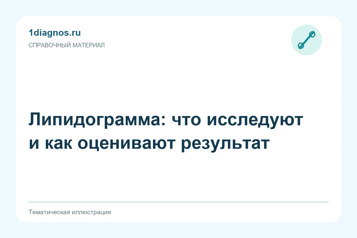 Липидограмма: что исследуют и как оценивают результат — тематическая иллюстрация