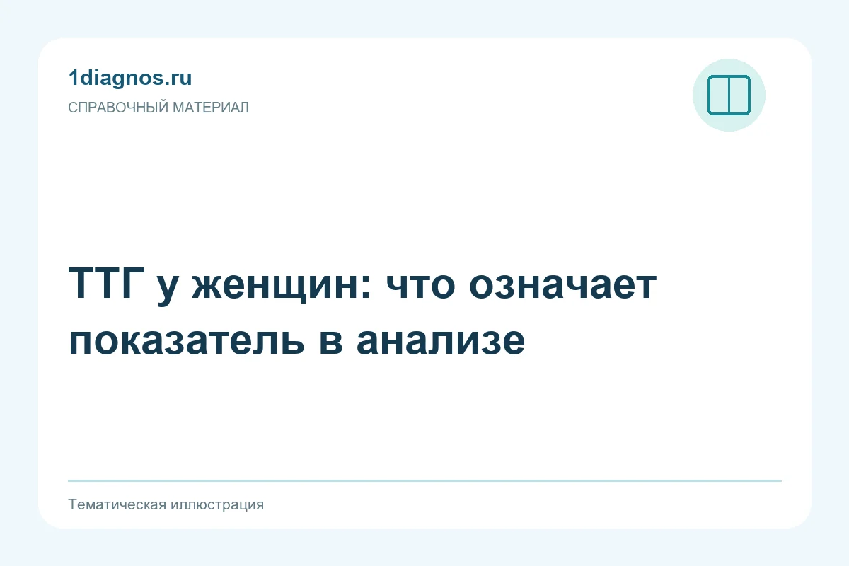 ТТГ у женщин: что означает показатель в анализе — тематическая иллюстрация