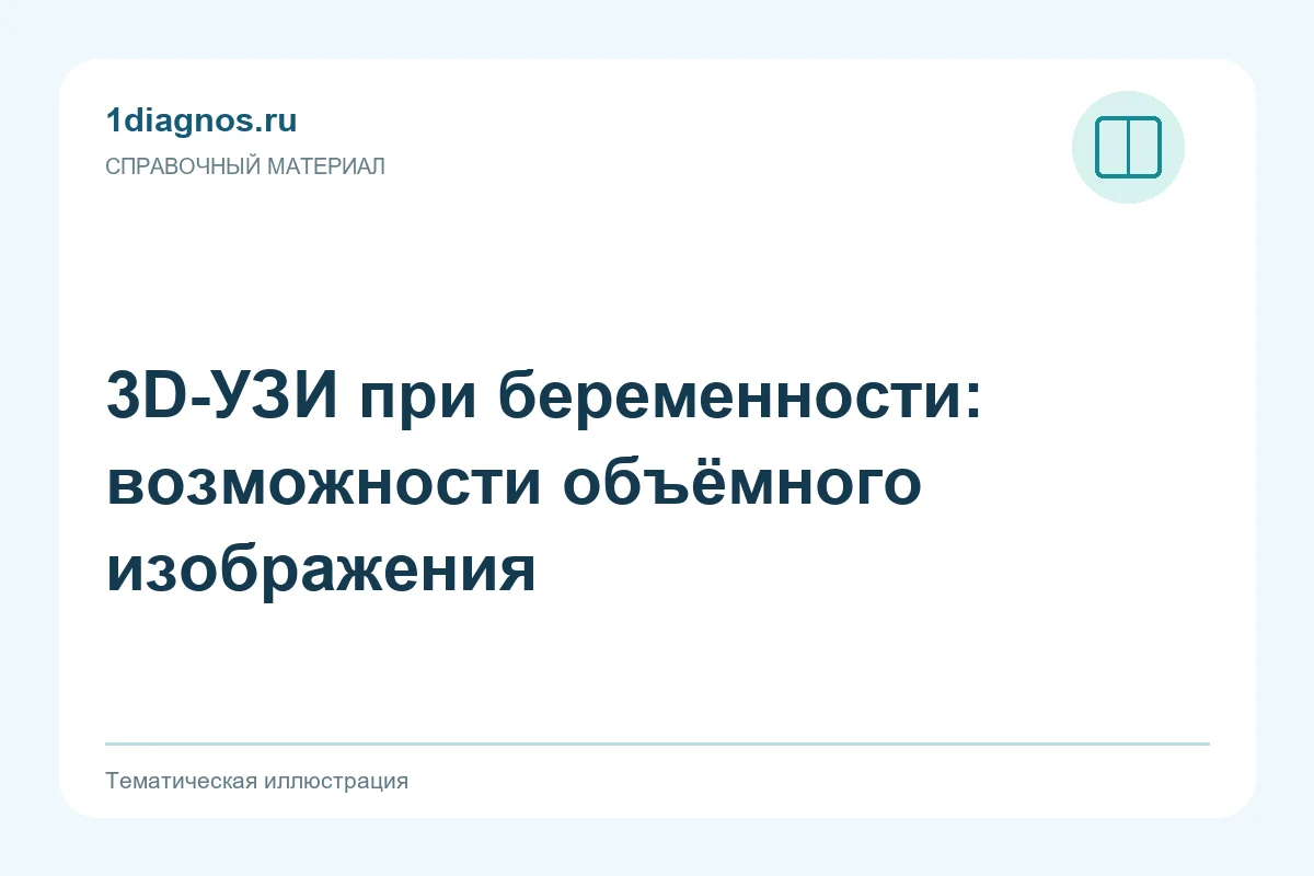 3D-УЗИ при беременности: возможности объёмного изображения — тематическая иллюстрация