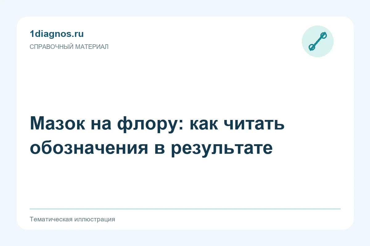 Мазок на флору: как читать обозначения в результате — тематическая иллюстрация