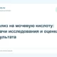 Анализ на мочевую кислоту: задачи исследования и оценка результата