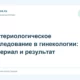Бактериологическое исследование в гинекологии: материал и результат