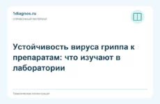 Устойчивость вируса гриппа к препаратам: что изучают в лаборатории